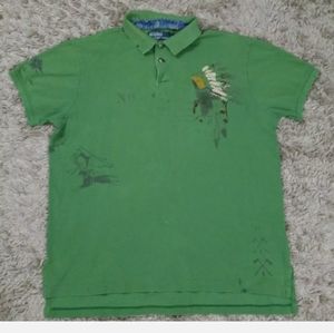 Polo Ralph Lauren Native Indian Head Fade Polo L